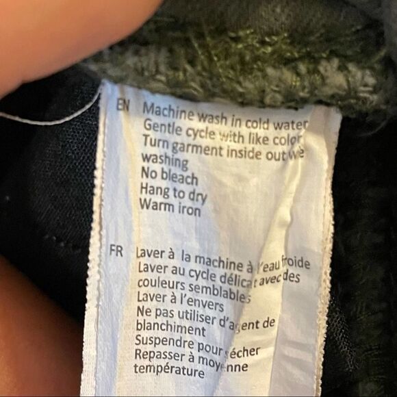 Urban Heritage Solid Green Distressed Skinny Jeggings Spandex Cotton Blend M - Picture 11 of 14